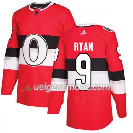 Herren Eishockey Ottawa Senators Trikot Bobby Ryan 9 Adidas 2017-2018 Red 2017 100 Classic Authentic